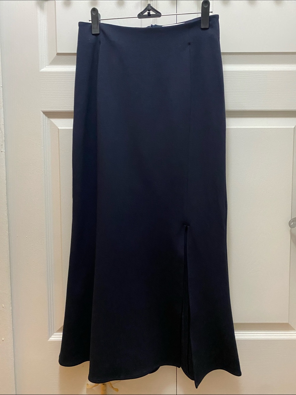 Jeune Otte Joni Navy Blue Maxi Slit Skirt Size Small
